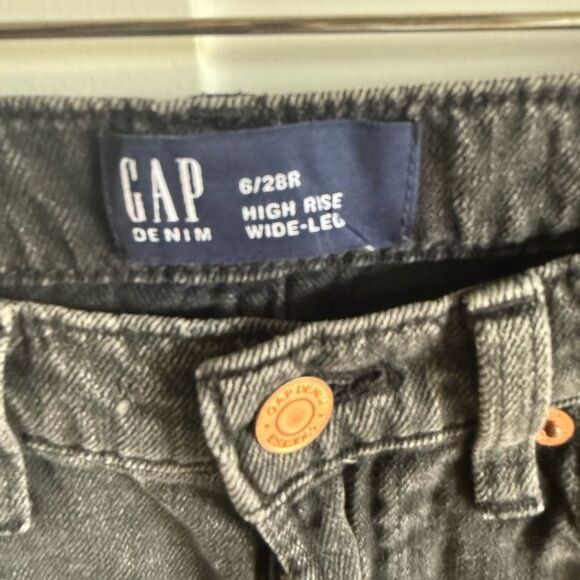 Gap Factory Wide Leg High Rise jeans - Picture 5 of 9
